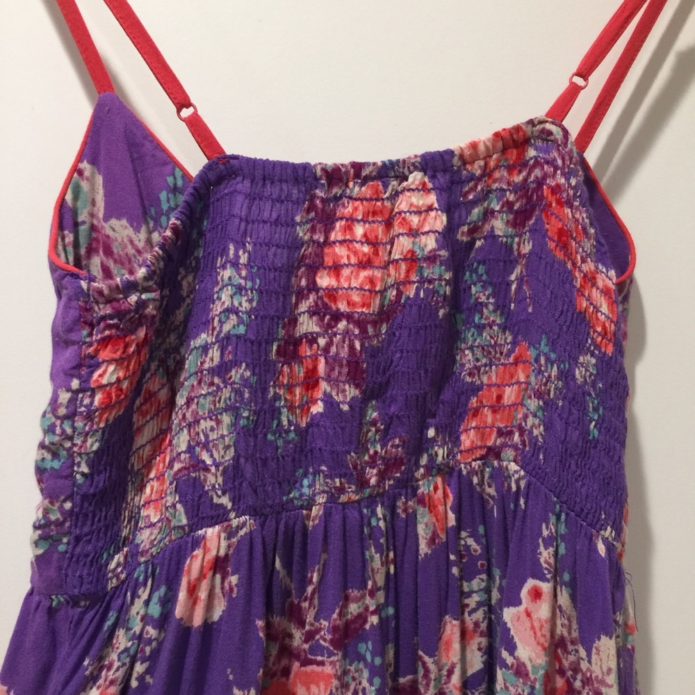 Beautiful Purple and Rose Floral Dress from Target - Picture 5 of 8